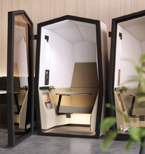 The Kabin, an office privacy pod for 1 person with door