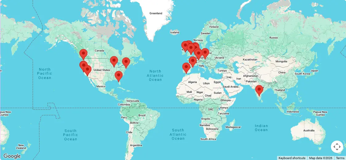 Kabin dealer locations map